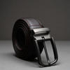 Picture of Zays Handcrafted Genuine Leather Belt for Men – Premium Quality, Adjustable, Stylish & Durable (BS104-BC102-Chocolate)