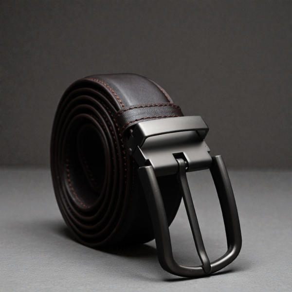 Picture of Zays Handcrafted Genuine Leather Belt for Men – Premium Quality, Adjustable, Stylish & Durable (BS104-BC102-Chocolate)