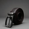 Picture of Zays Handcrafted Genuine Leather Belt for Men – Premium Quality, Adjustable, Stylish & Durable (BS104-BC102-Chocolate)