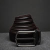 Picture of Zays Handcrafted Genuine Leather Belt for Men – Premium Quality, Adjustable, Stylish & Durable (BS104-BC102-Chocolate)