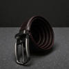 Picture of Zays Handcrafted Genuine Leather Belt for Men – Premium Quality, Adjustable, Stylish & Durable (BS104-BC102-Chocolate)