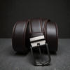 Picture of Zays Handcrafted Genuine Leather Belt for Men – Premium Quality, Adjustable, Stylish & Durable (BS104-BC102-Chocolate)