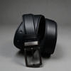 Picture of Zays Handcrafted Genuine Leather Belt for Men – Premium Quality, Adjustable, Stylish & Durable (BS103-BC103-Black)