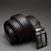 Picture of Zays Handcrafted Genuine Leather Belt for Men – Premium Quality, Adjustable, Stylish & Durable (BS104-BC103-Chocolate)