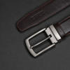 Picture of Zays Handcrafted Genuine Leather Belt for Men – Premium Quality, Adjustable, Stylish & Durable (BS104-BC103-Chocolate)