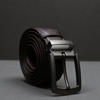 Picture of Zays Handcrafted Genuine Leather Belt for Men – Premium Quality, Adjustable, Stylish & Durable (BS104-BC103-Chocolate)