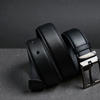 Picture of Zays Handcrafted Leather Belt for Men - Full-Grain Cowhide Adjustable Fit Stylish and Long-Lasting Designed for Office Traditional and Casual Use - Sweat-Resistant Anti-Crack Build Ideal for Daily Wear BS103-BC117-Black