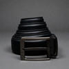Picture of Zays Handcrafted Leather Belt for Men - Full-Grain Cowhide Adjustable Fit Stylish and Long-Lasting Designed for Office Traditional and Casual Use - Sweat-Resistant Anti-Crack Build Ideal for Daily Wear BS103-BC117-Black