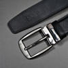 Picture of Zays Handcrafted Leather Belt for Men - Full-Grain Cowhide Adjustable Fit Stylish and Long-Lasting Designed for Office Traditional and Casual Use - Sweat-Resistant Anti-Crack Build Ideal for Daily Wear BS103-BC118-Black