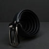 Picture of Zays Handcrafted Leather Belt for Men - Full-Grain Cowhide Adjustable Fit Stylish and Long-Lasting Designed for Office Traditional and Casual Use - Sweat-Resistant Anti-Crack Build Ideal for Daily Wear BS103-BC118-Black