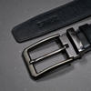 Picture of Zays Handcrafted Leather Belt for Men - Full-Grain Cowhide Adjustable Fit Stylish and Long-Lasting Designed for Office Traditional and Casual Use - Sweat-Resistant Anti-Crack Build Ideal for Daily Wear BS103-BC119-Black