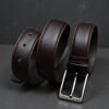 Picture of Zays Handcrafted Leather Belt for Men - Full-Grain Cowhide Adjustable Fit Stylish and Long-Lasting Designed for Office Traditional and Casual Use - Sweat-Resistant Anti-Crack Build Ideal for Daily Wear BS104-BC117-Chocolate