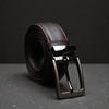 Picture of Zays Handcrafted Leather Belt for Men - Full-Grain Cowhide Adjustable Fit Stylish and Long-Lasting Designed for Office Traditional and Casual Use - Sweat-Resistant Anti-Crack Build Ideal for Daily Wear BS104-BC117-Chocolate