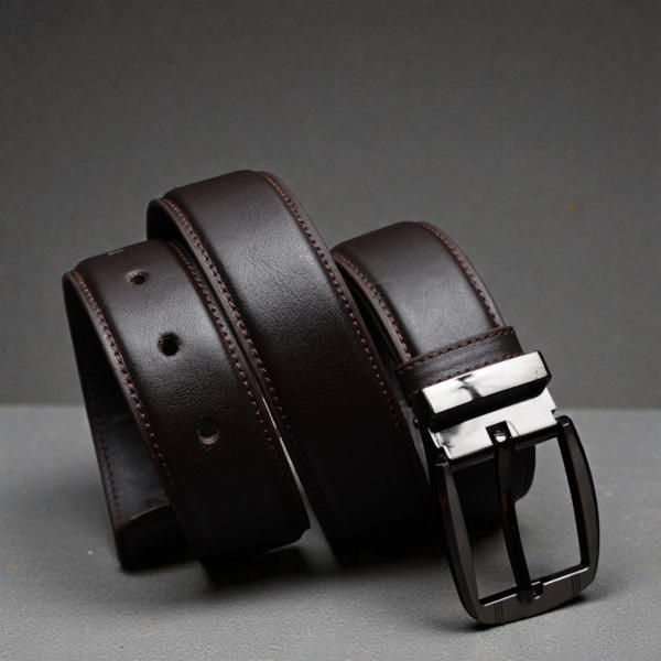 Picture of Zays Handcrafted Leather Belt for Men - Full-Grain Cowhide Adjustable Fit Stylish and Long-Lasting Designed for Office Traditional and Casual Use - Sweat-Resistant Anti-Crack Build Ideal for Daily Wear BS104-BC118-Chocolate