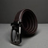 Picture of Zays Handcrafted Leather Belt for Men - Full-Grain Cowhide Adjustable Fit Stylish and Long-Lasting Designed for Office Traditional and Casual Use - Sweat-Resistant Anti-Crack Build Ideal for Daily Wear BS104-BC118-Chocolate