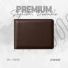 Picture of Zays Handcrafted Premium Leather Bifold Short Wallet ZSW102-Chocolate