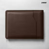 Picture of Zays Handcrafted Premium Leather Bifold Short Wallet ZSW102-Chocolate