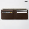 Picture of Zays Handcrafted Premium Leather Bifold Short Wallet ZSW102-Chocolate