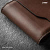 Picture of Zays Handcrafted Premium Leather Bifold Short Wallet ZSW102-Chocolate