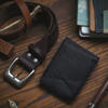Picture of Zays Handcrafted Premium Leather Bifold Short Wallet ZSW103-Black