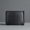 Picture of Zays Handcrafted Premium Eco-Friendly Leather Bifold Wallet - Slim Durable and Stylish Short Wallet for Unisex ZSW106-Black