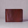 Picture of Zays Handcrafted Premium Eco-Friendly Leather Bifold Wallet - Slim Durable and Stylish Short Wallet for Unisex ZSW107-Chocolate