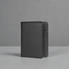 Picture of Zays Premium Handcrafted Slim Bifold Leather Short Wallet for unisex - Personalized Top-Grain Leather Wallet - Compact Durable Stylish - ZSW126-Black