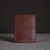 Picture of ZAYS Premium Handcrafted Oil Pull Up Leather Slim Bifold Wallet for Unisex - Genuine Eco-Tanned Cowhide - Durable Stylish Everyday Leather Wallet Bangladesh - ZSW132-Red Brown