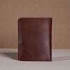 Picture of ZAYS Premium Handcrafted Oil Pull Up Leather Slim Bifold Wallet for Unisex - Genuine Eco-Tanned Cowhide - Durable Stylish Everyday Leather Wallet Bangladesh - ZSW132-Red Brown