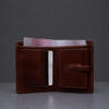 Picture of ZAYS Premium Handcrafted Oil Pull Up Leather Slim Bifold Wallet for Unisex - Genuine Eco-Tanned Cowhide - Durable Stylish Everyday Leather Wallet Bangladesh - ZSW132-Red Brown
