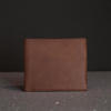 Picture of ZAYS Premium Handcrafted Oil Pull Up Leather Slim Bifold Wallet for Unisex - Genuine Cowhide Short Wallet - Super Slim Durable Stylish Everyday Carry - Best Handmade Leather Wallet in Bangladesh - ZSW134-Brown