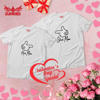 Picture of Premium Drop Shoulder Couple T-Shirts for Valentine’s Day and Every Romantic Moment (ZVDS004)