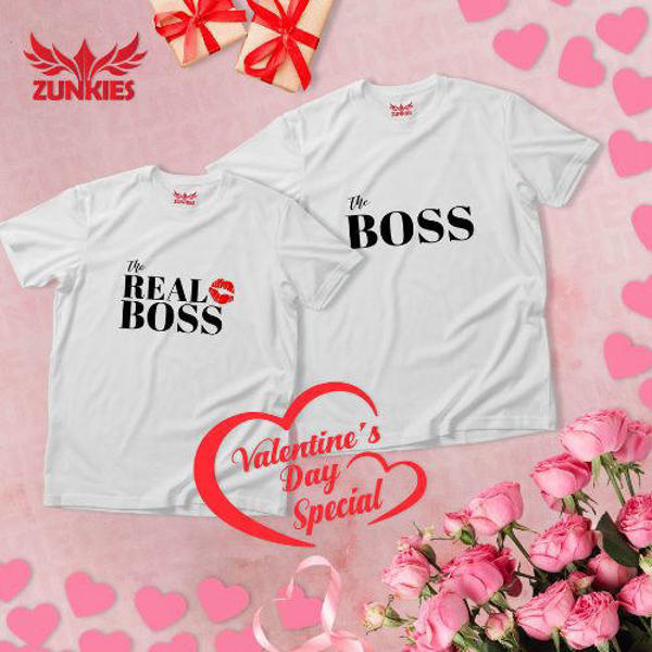 Picture of Premium Drop Shoulder Couple T-Shirts for Valentine’s Day and Every Romantic Moment (ZVDS005)