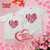 Picture of Premium Drop Shoulder Couple T-Shirts for Valentine’s Day and Every Romantic Moment (ZVDS009)