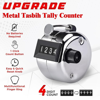 Picture of Metal Tasbih Tally Counter – Manual Mechanical Clicker Tasbeeh with Finger Ring