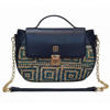 Picture of Date Palm Leaf Crafted Genuine Leather Lady’s Bag (Valeria)