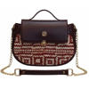 Picture of Date Palm Leaf Crafted Genuine Leather Lady’s Bag (Valeria)