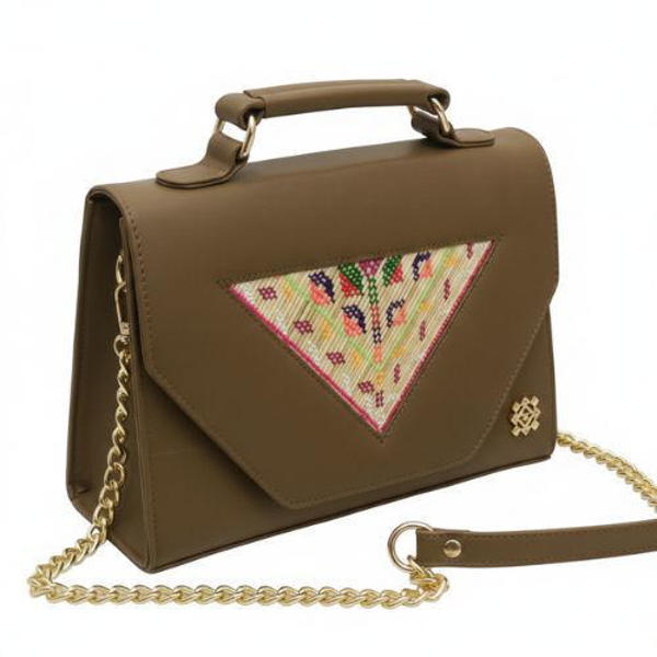 Picture of Vetiver Crafted Genuine Leather Lady’s Bag (Sienna)
