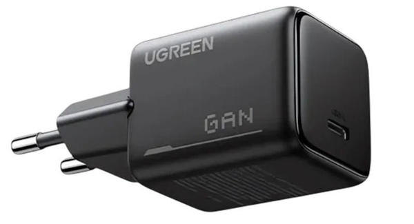 Picture of UGREEN 65736 25W USB-C GaN Fast Charger X517-Black