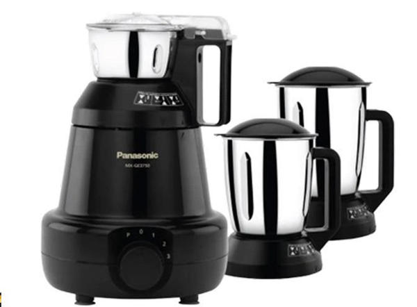 Picture of Panasonic 1200W 3 Jars Mixer Grinder (MX-GE3750)-Black