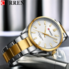 Picture of CURREN 9090 Watches for Women – Silver Gold & White