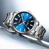 Picture of CURREN 9090 Couple Quartz Watches For Men Women Stainless Steel Silver Blue