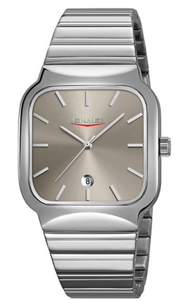 Picture of Skmei 9361 Square Quartz Watch for Men- Silver