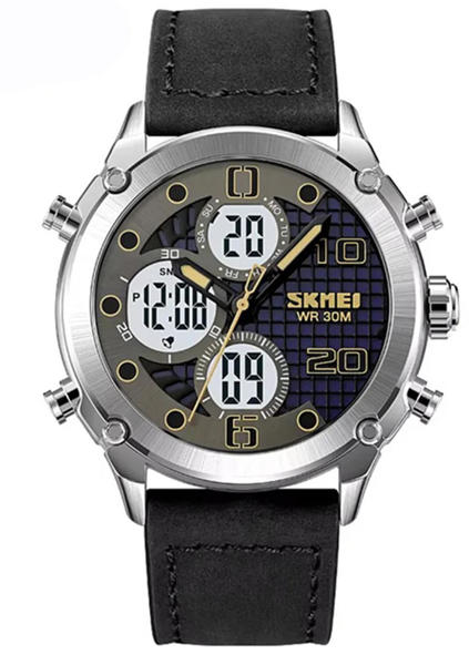 Picture of Skmei 1975 Analog Digital Watch for Men- Black