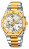 Picture of Skmei 2452 Chronograph Luminous Stainless Steel Quartz Watch for Men- Silver Gold