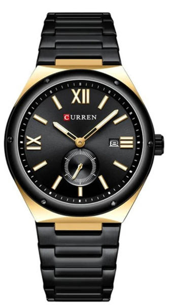 Picture of Curren 8471 Luxury Stainless Steel Quartz Watch for Men - Black