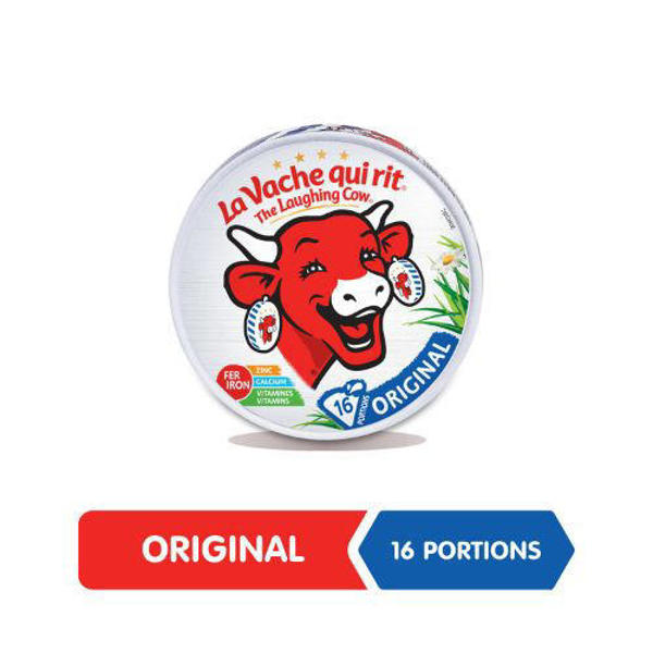 Picture of La Vache Qui Rit (The Laughing Cow) Spreadable Cheese 16 Portions 224g