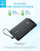 Picture of Anker Zolo A110E 20000mAh 22.5W Fast Charging Power Bank with USB-C Cable [Black]