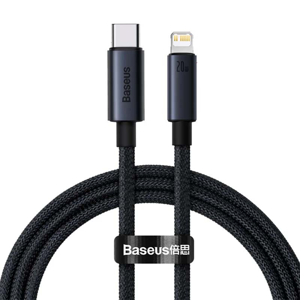 Picture of Baseus Minimalist Series 20W Type-C to iP Fast Charging Data Cable 1m [Black]