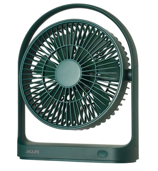Picture of JISULIFE FA19 USB Portable Rechargeable Fan 4000mAH Battery with Type C Charging Port [Green]